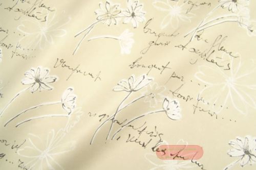 Bild von Blm-Papier,  75cm - Swinging Flowers, warmgrey^