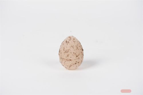 Bild von Eierkerze gefleckt, 8.5cm x Ø65mm, moonstone