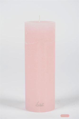 Bild von Rustic Zylinderkerze, 20cm x Ø60mm, strawberry*