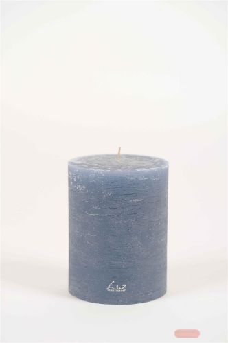Bild von Rustic Zylinderkerze, 13cm x Ø100mm, ocean