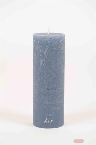 Bild von Rustic Zylinderkerze, 20cm x Ø70mm, ocean