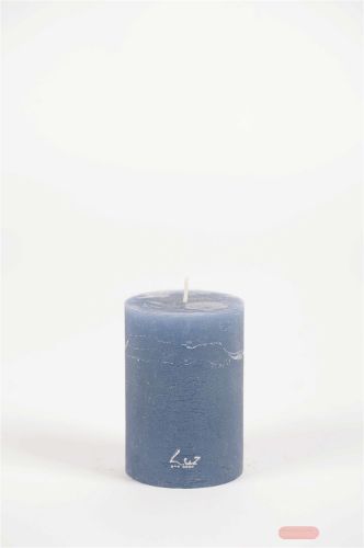 Bild von Rustic Zylinderkerze, 10cm x Ø70mm, ocean