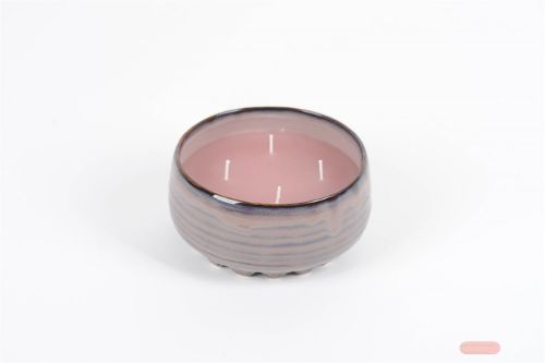 Bild von KerzenTopf, Glazura Ø16x H8cm, pink*