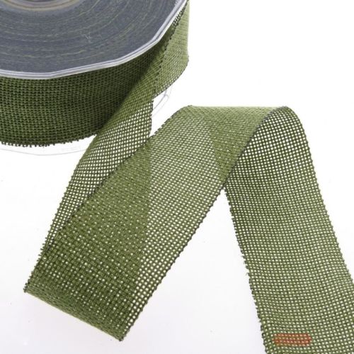 Bild von Band 20m/ 38mm, Shabby Chic, olivgrün