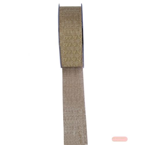 Bild von Band 20m/ 38mm, Shabby Chic Deluxe, beige/gold