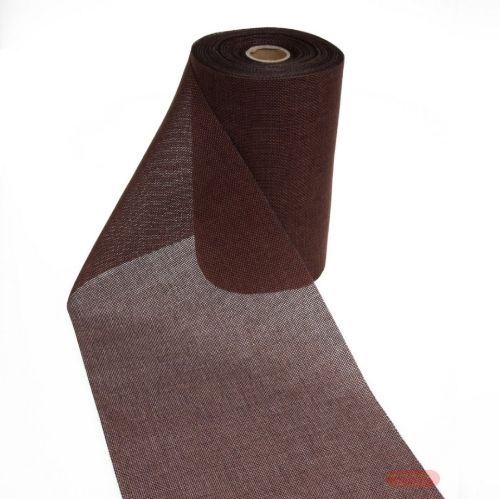 Bild von Tischläufer 25m/ 200mm, Shabby Chic, dunkelbraun