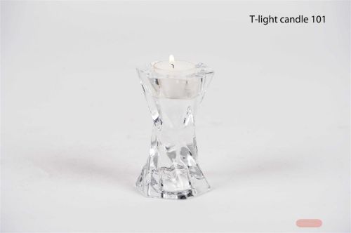 Bild von Kerzenständer, Spiral L6.2x 5.5x H8.8cm, glas