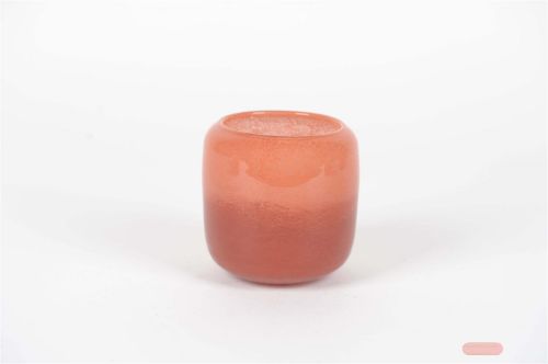 Bild von Glasvase, Base Ø14.3x H14cm, rouge