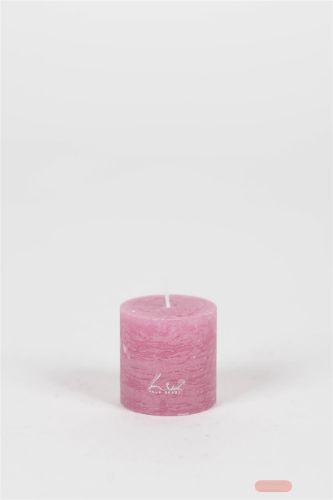 Bild von Rustic Zylinderkerze,   5cm x Ø50mm, orchidee