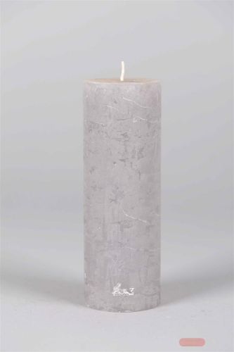 Bild von Rustic Zylinderkerze, 20cm x Ø60mm, maus*