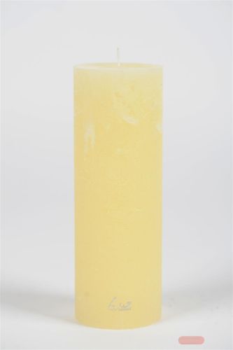 Bild von Rustic Zylinderkerze, 20cm x Ø60mm, butter*