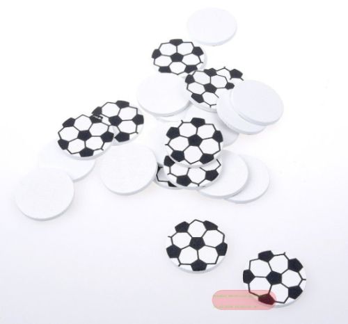 Bild von Aufleger, Fussball ca.3cm VE 24, schwarz/weiss