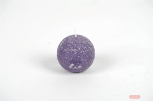 Bild von Rustic Kugelkerze, Ø 60mm, violett*