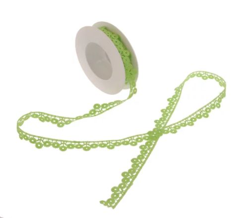 Bild von Band 5m/ 15mm, Blümchenwiese, grün