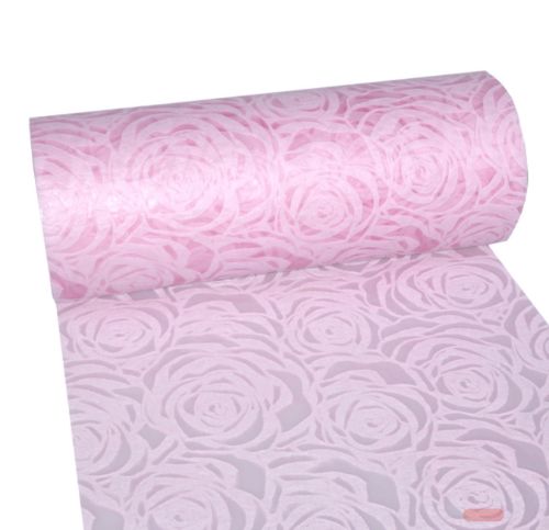 Bild von Tischband 25m/ 300mm, Rosen - wasserfest, rosa