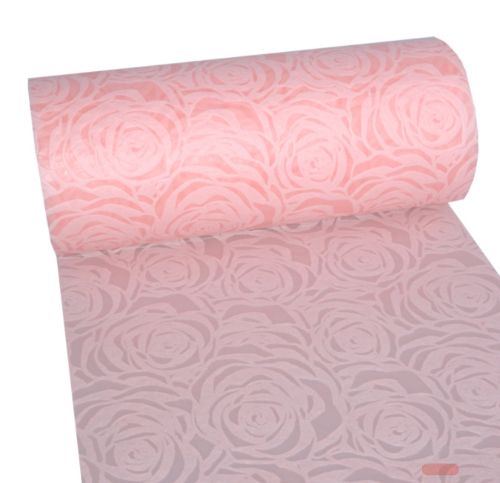 Bild von Tischband 25m/ 300mm, Rosen - wasserfest, lachs