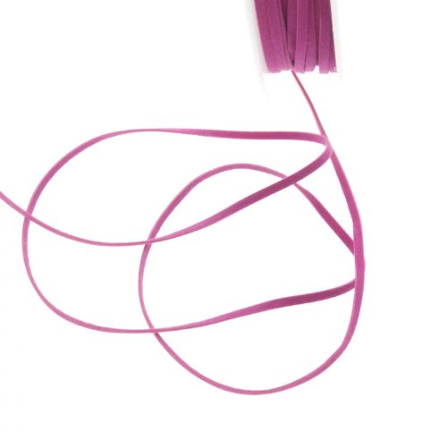 Bild von Band 25m/ 3mm, Lederkordel, pink