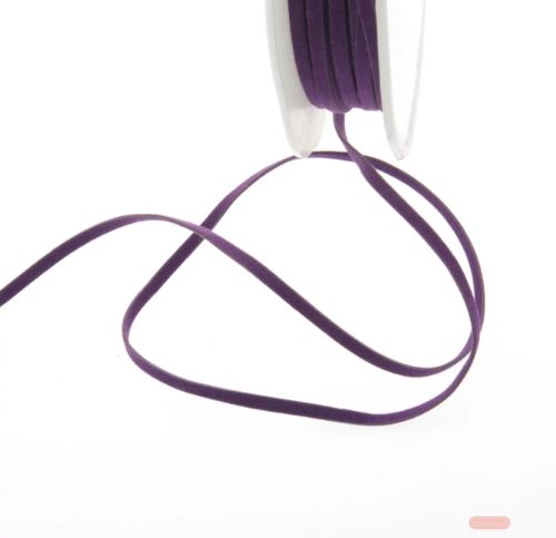 Bild von Band 25m/ 3mm, Lederkordel, aubergine