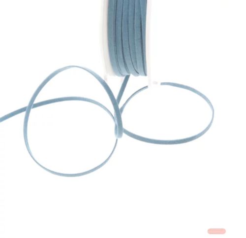 Bild von Band 25m/ 3mm, Lederkordel, hellblau