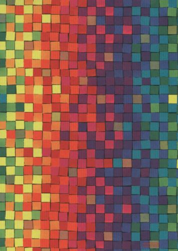 Bild von Rolle 200m x  30cm, Bahia Quadrate, bunt