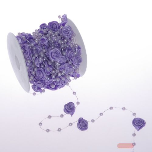 Bild von Girlande 10m/ 15mm, Colored Roses, flieder