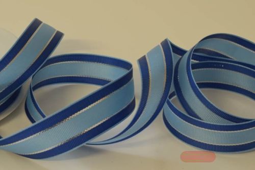 Bild von Band 25m/ 25mm, Ripps Duo, blau-hellblau