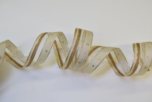 Bild von Band 25m/ 15mm, Org. mit Sternen assy,