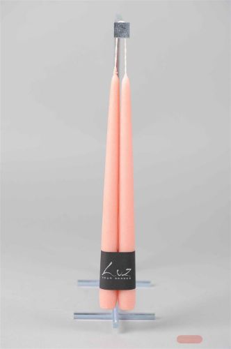 Bild von Tauchkerze, 30cm x 22mm - 1 Paar, peach pink