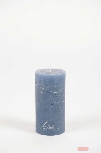 Bild von Rustic Zylinderkerze, 10cm x Ø50mm, ocean