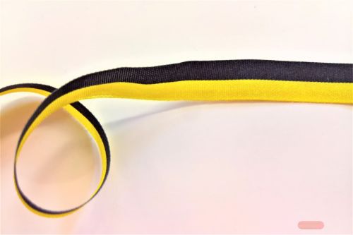 Bild von Band 50m/ 10mm, National, gelb/schwarz