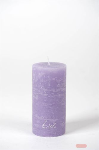 Bild von Rustic Zylinderkerze, 10cm x Ø50mm, wisteria