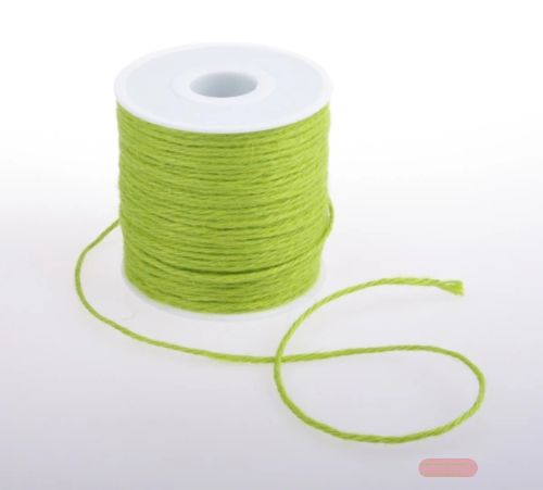 Bild von Band 100m/ 2mm, Jute-Schnur, grün