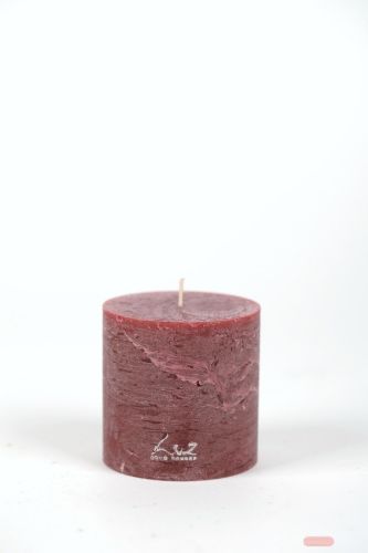 Bild von Rustic Zylinderkerze,   9cm x Ø90mm, chateauneuf