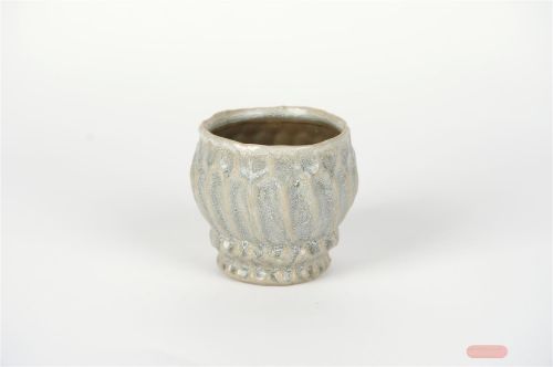 Bild von Blumentopf, Sjiek Keramik Ø15.2,5x H14cm, grau