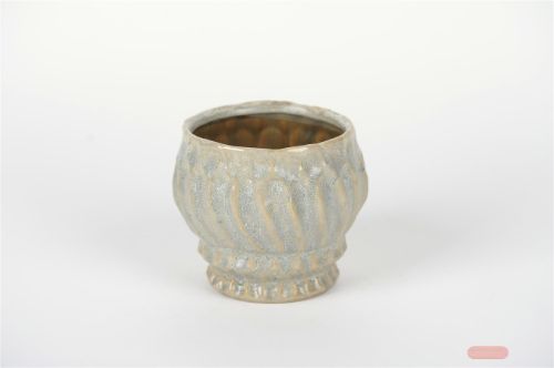 Bild von Blumentopf, Sjiek Keramik Ø17.8x H15.5cm, grau