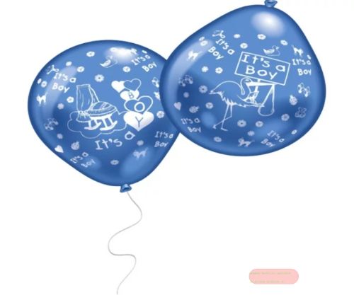 Bild von Ballons, its à boy - 21cm - VE10, blau