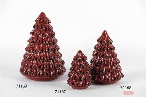 Bild von Tannenbaum, Pinus Keramik Ø12.5 x H18.8cm, lowglow