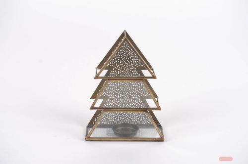 Bild von Kz-Ständer, Tannenbaum L13x 5x H17cm, aged antik