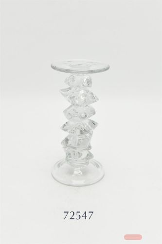 Bild von Kerzenständer, Glassrock Ø11.5x H23cm, klar