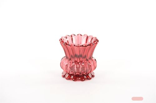 Bild von Votiv, Collerette Ø8x H8cm, bourgogne