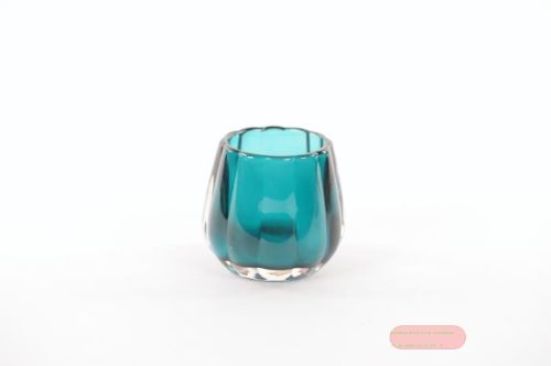 Bild von Votiv, Glas Facet Ø8x H7.5cm, teal