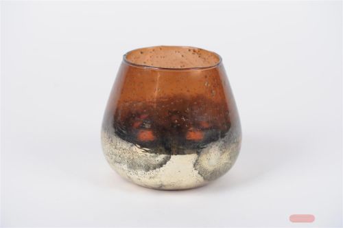 Bild von Votiv, Glas Tan Ø14x H14cm, bräunlich