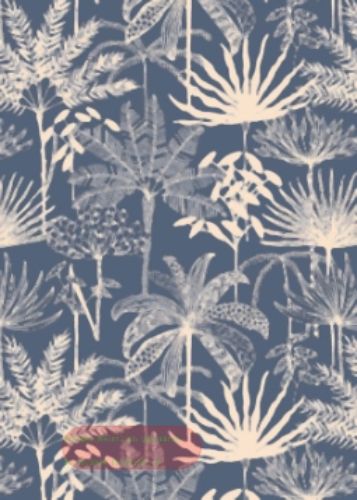 Bild von Rolle 200m x  70cm, Japura Farn, blau