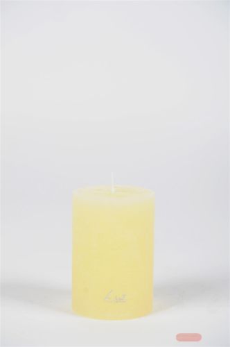 Bild von Rustic Zylinderkerze, 19cm x Ø90mm, butter