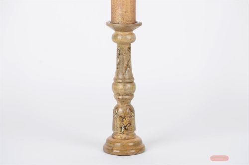 Bild von Kerzenhalter, Holz Ø13.5x H44cm, pine
