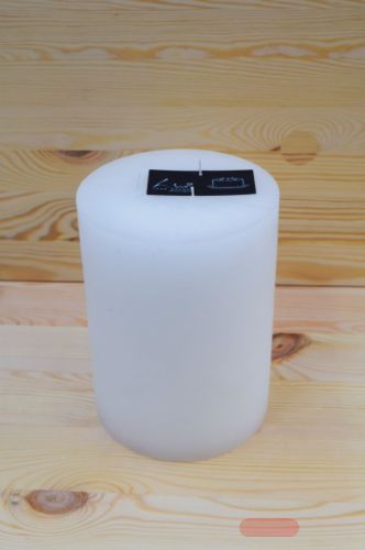 Bild von 3-Docht Zylinderkerze, H20cm x Ø150mm, weiss