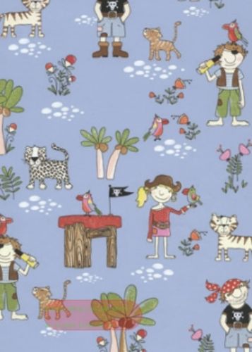 Bild von Bogen 70x 100cm, Freibeuter Piraten, bunt