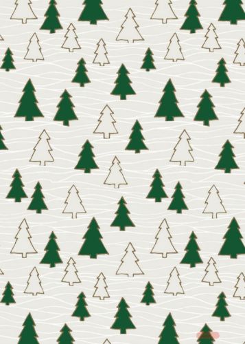 Bild von Bogen 70x 100cm, Brugg Tannen, grün/beige