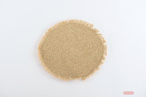 Bild von Tisch-Set, Crochet craft Ø38cm rund, macchiato