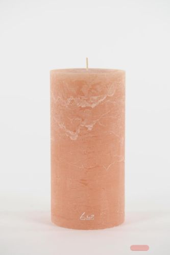 Bild von Rustic Zylinderkerze, 20cm x Ø100mm, nougat